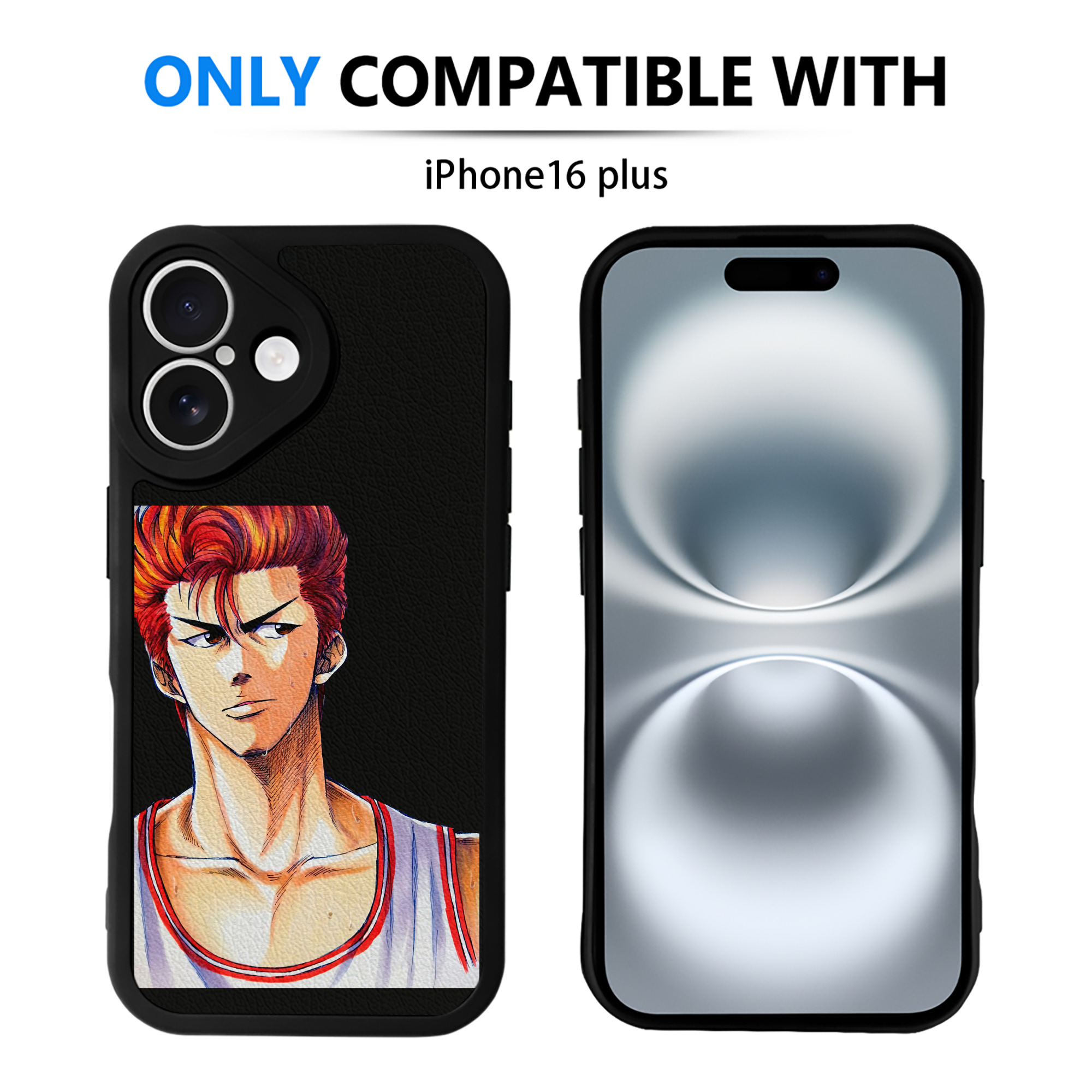 （画像用） SLAM DUNK／スラムダンク 【iPhone 16シリーズ対応】シリコンスマホケース（レザー調） 材質：シリコン